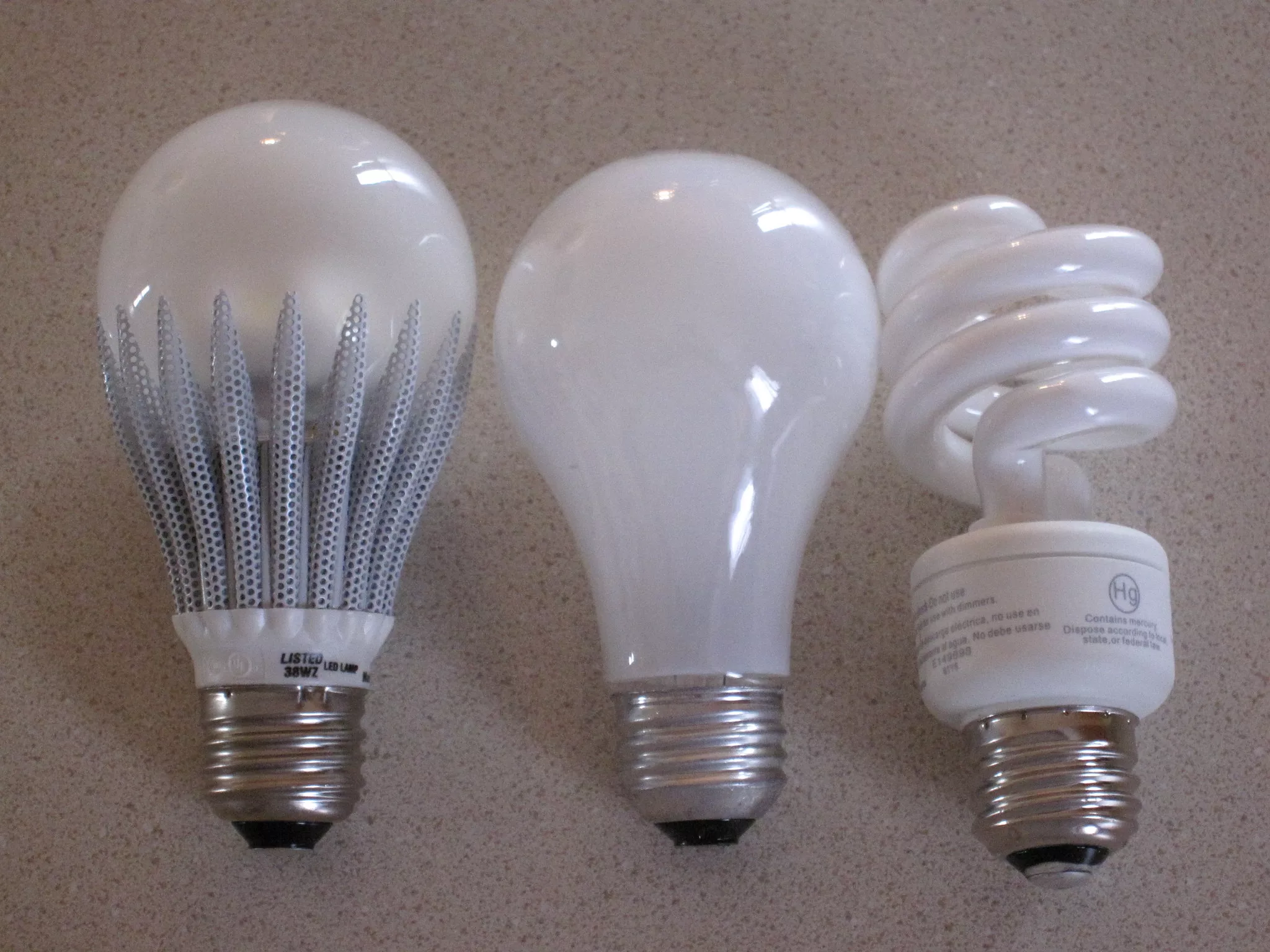 Compare Led Bulb Sizes