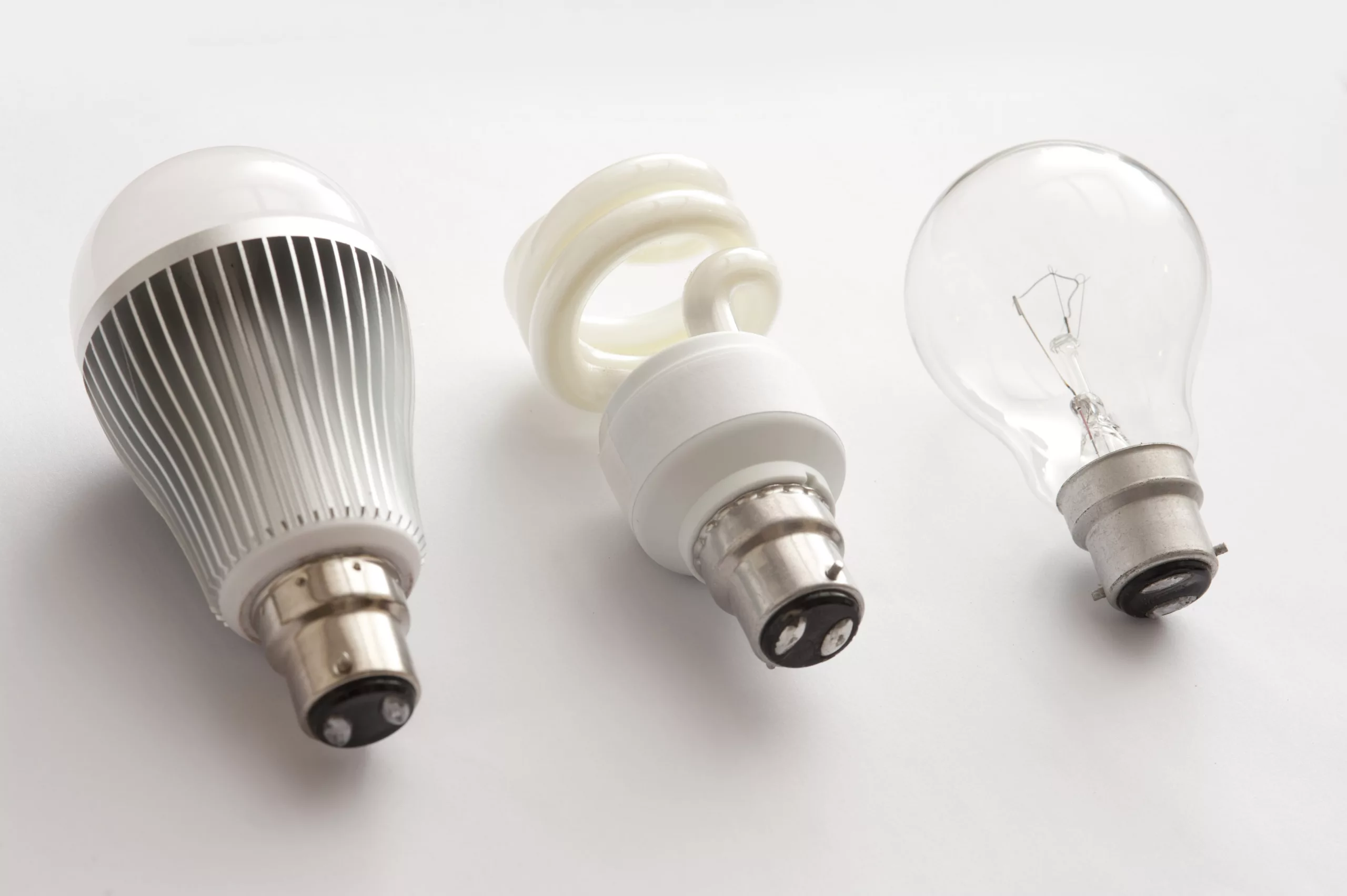 Three Generations Of Light Bulbs