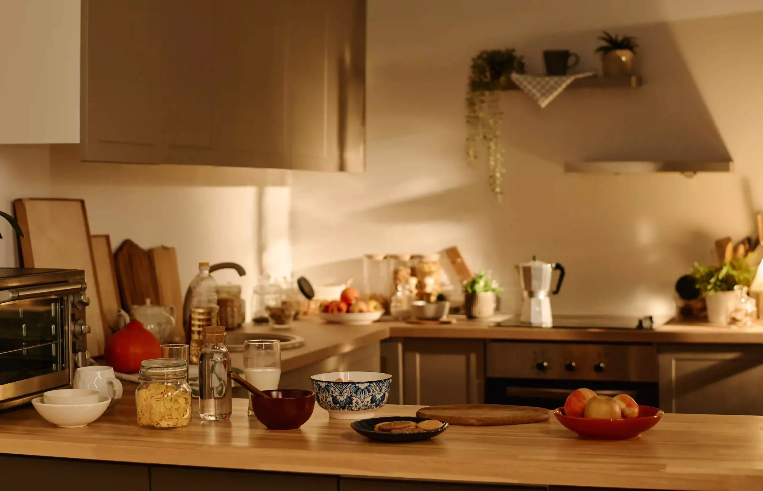 Led Lighting Enhances Functionality And Mood In A Pantry Space