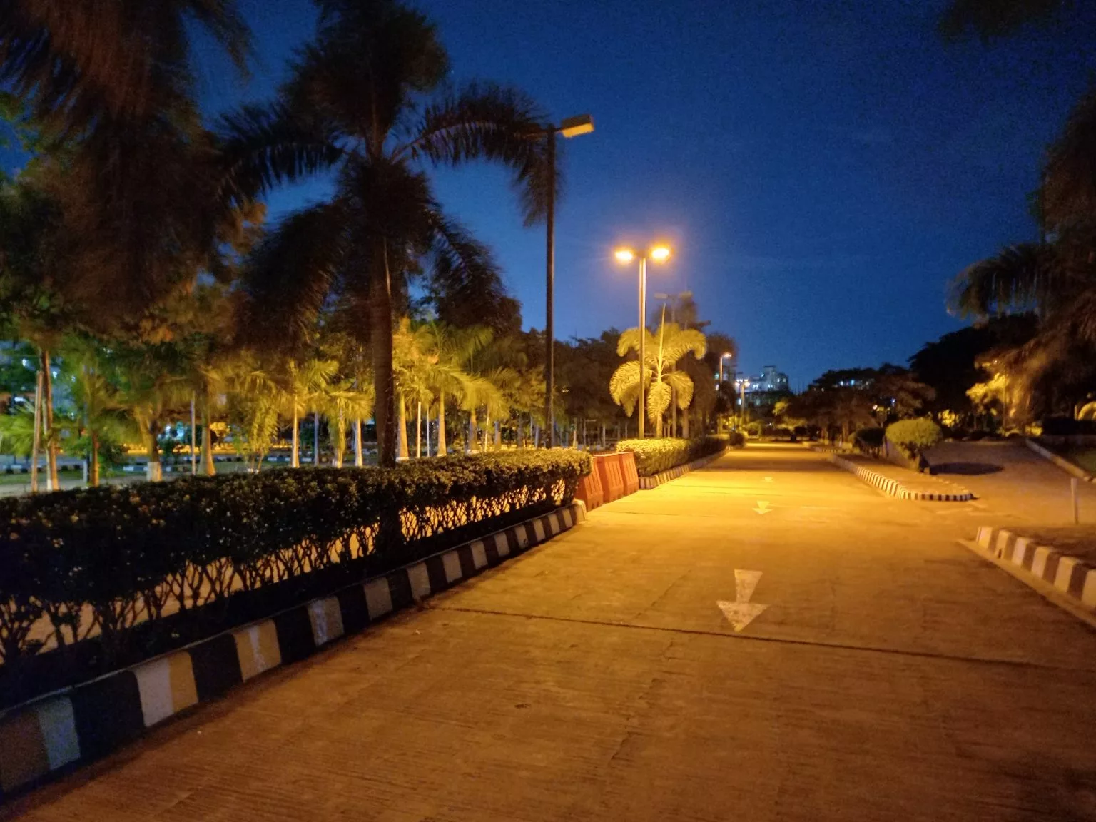 Led Street Lights Illuminate The Streets