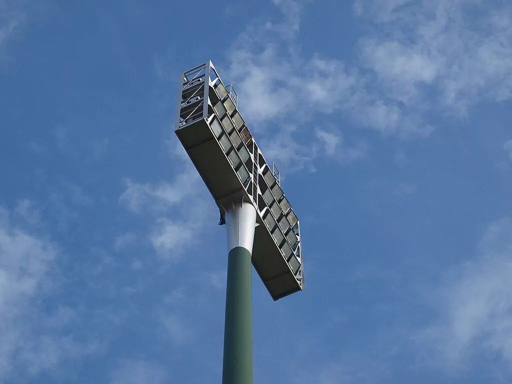 Stadium Lights at Phnom Penh Olympic Stadium